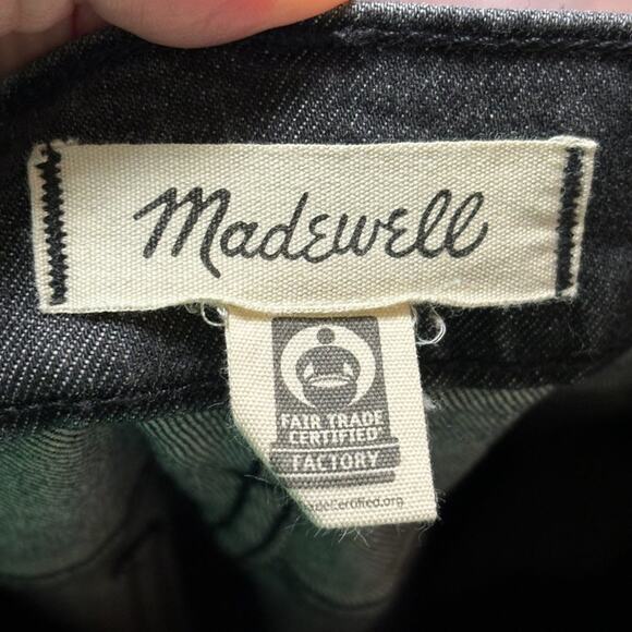 MADEWELL The Perfect Vintage Crop Jeans in Washed Black SZ 25 - Picture 8 of 12